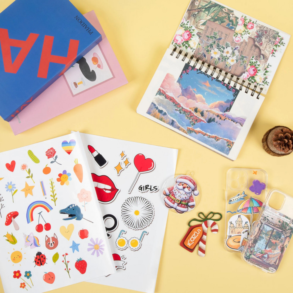 Preview: LOKLiK mattes bedruckbares Stickerpapier DIN A4 - 20 Blatt